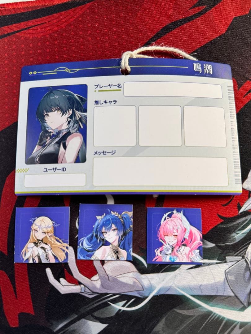 鳴潮 メッセージカード エイメス ステッカー スペシャルライブ 池袋