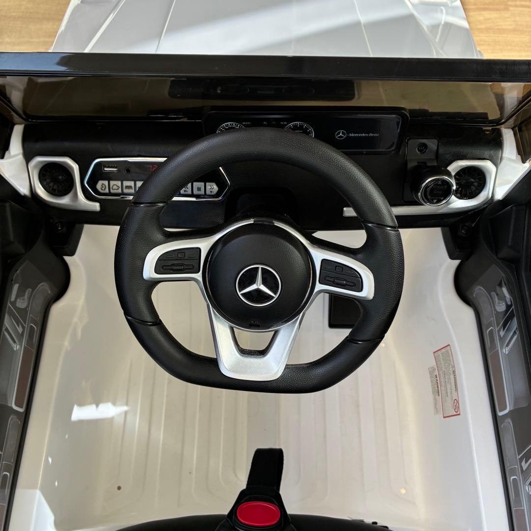 電動乗用ラジコン メルセデス ベンツ G500 Gクラス ゲレンデ ホワイト