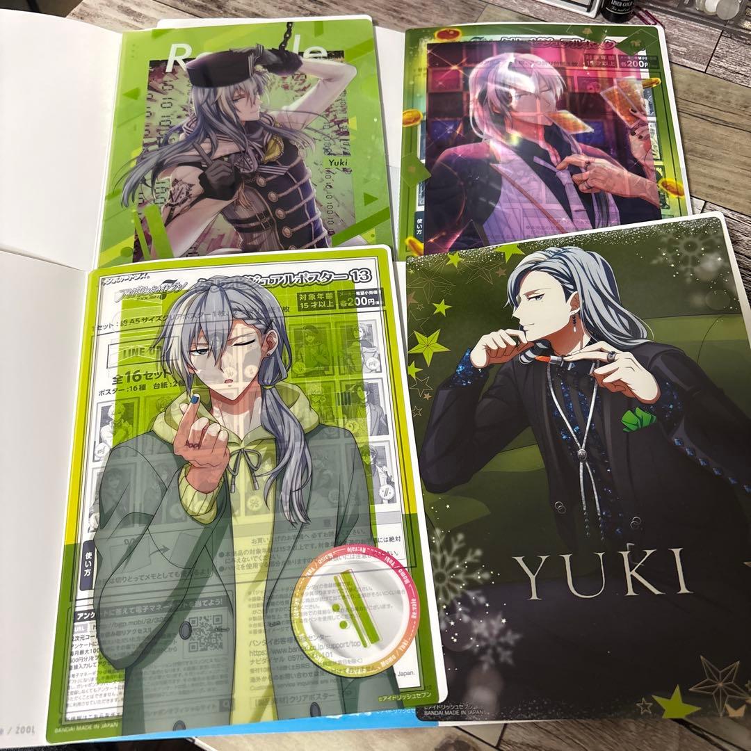 アイナナ　千　百　色紙　ウエハース　メタカ　ポストカード　箔押し　特典　ムビナナ