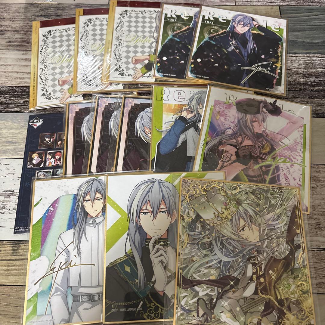 アイナナ　千　百　色紙　ウエハース　メタカ　ポストカード　箔押し　特典　ムビナナ