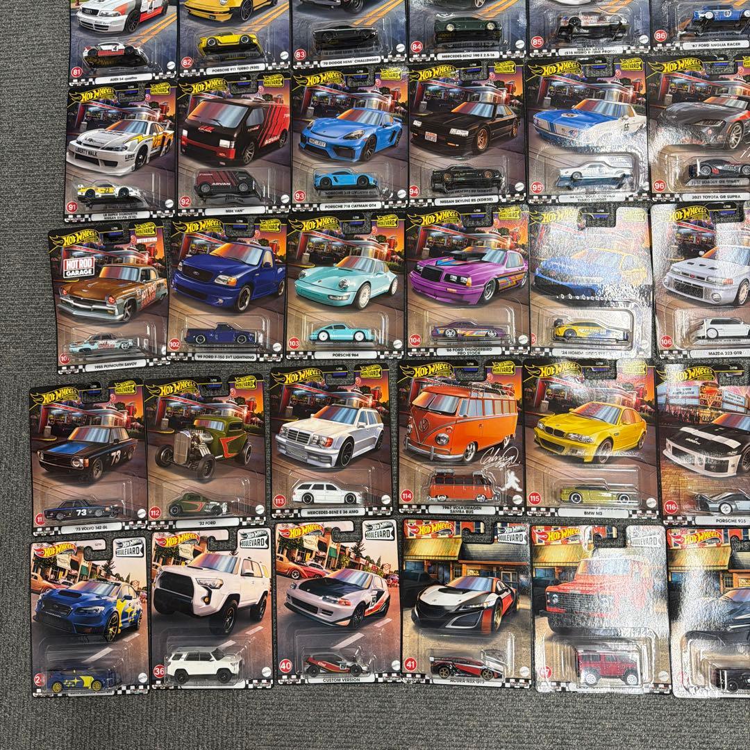 ホットウィール　ブルーバード74台セット