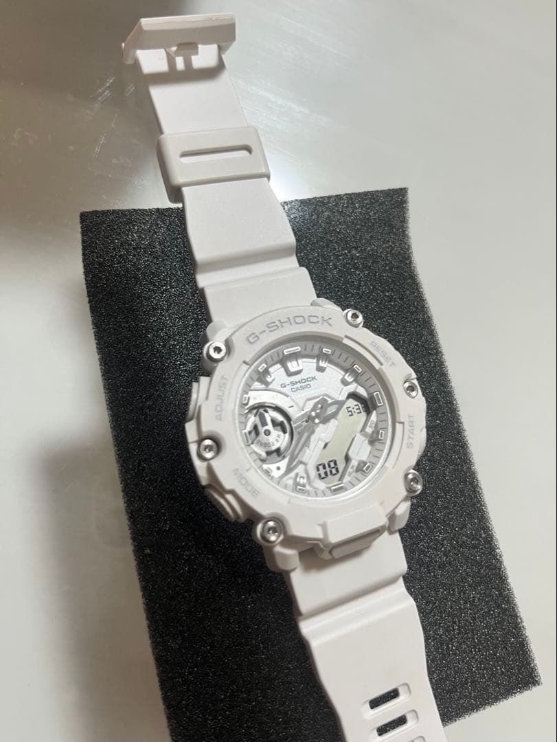 カシオ　G-SHOCK GMA-S2200M-7AJF GMAS2200M-7A | White Analog-Digital Men's Watch - G-SHOCK | CASIO