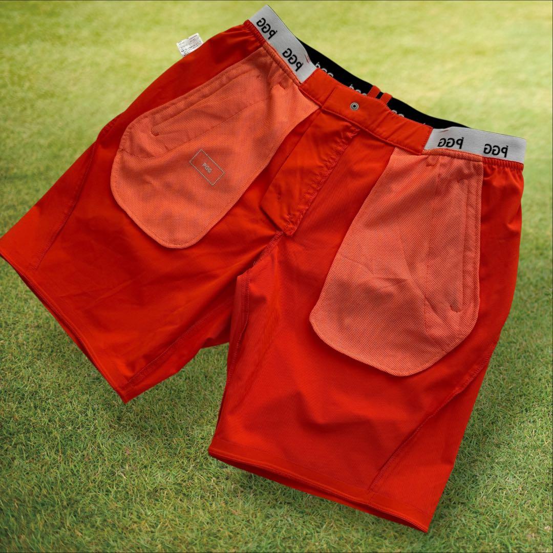 現行モデル パーリーゲイツ PGG ハーフパンツ 短パン オレンジ 美品 5