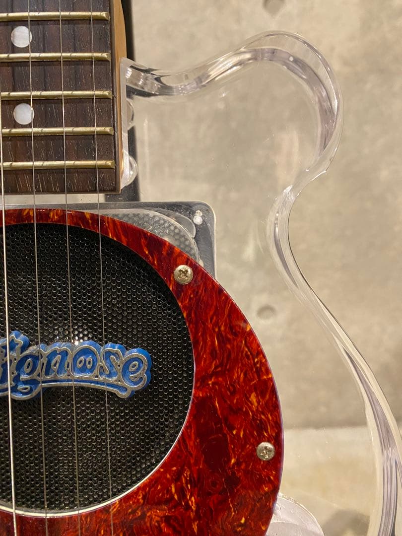 極美品 Pignose ピグノーズエレキミニギター PGG スケルトン アクリル