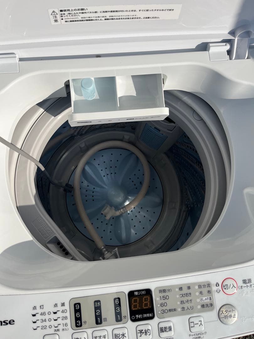 ハイセンス 全自動洗濯機 HW-55E2W 2023年製 5.5kg 高年式　T