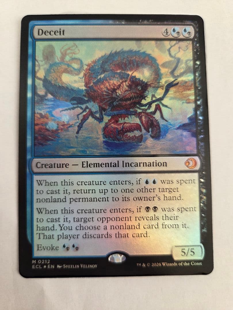 mtg 欺瞞 / Deceit 英語 foil - メルカリ