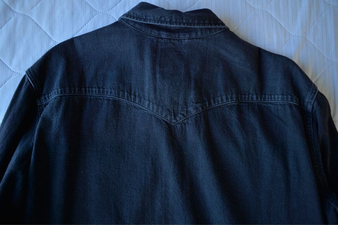 Levi's バーストゥ ウエスタンシャツ ブラックデニム XL ネバダ購入品