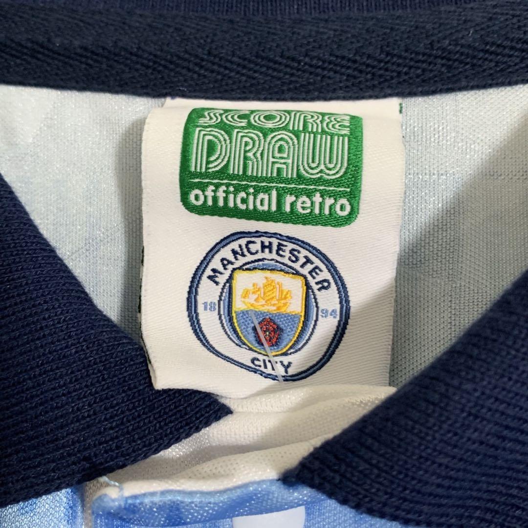 マンチェスター・シティ 89-91年 ホームシャツ Lサイズ ナイアル・クイン
