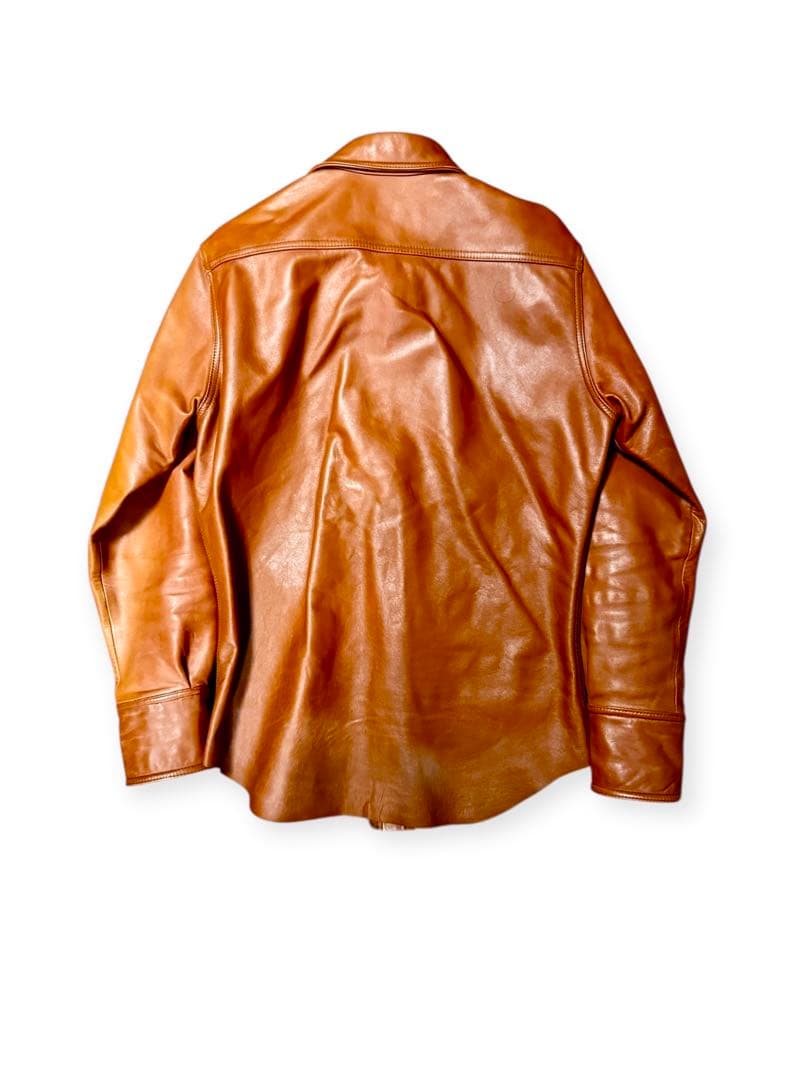 極上牛革 1000着限定 REDMOON 10周年記念 レザーシャツ - メルカリ