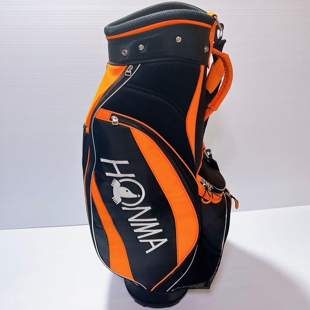 HONMA ホンマゴルフ キャディバッグ 軽量 ブラック オレンジ - メルカリ