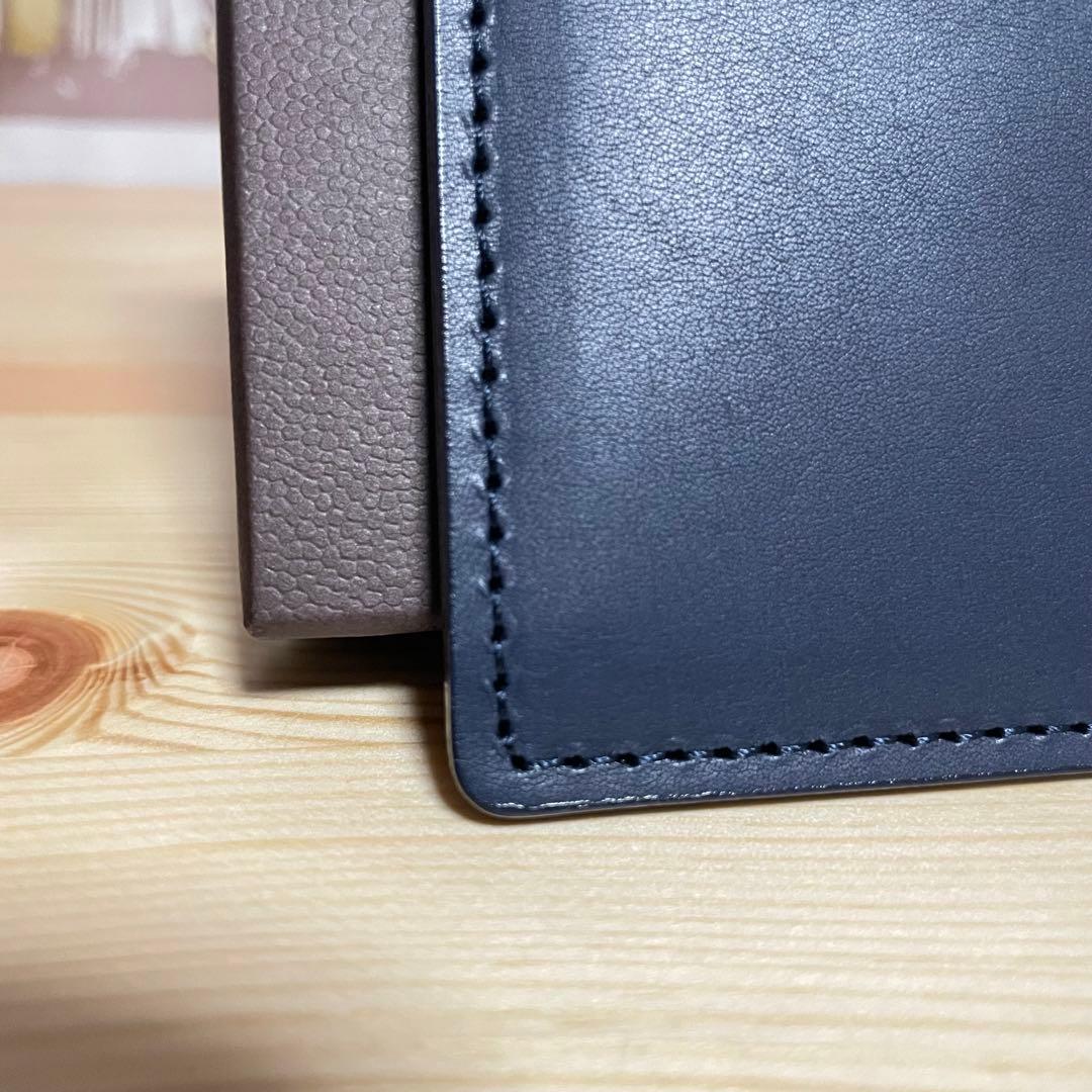 土屋鞄製造所 ナチューラ ヌメ革Lファスナー ネイビー 2021年Xmas限定