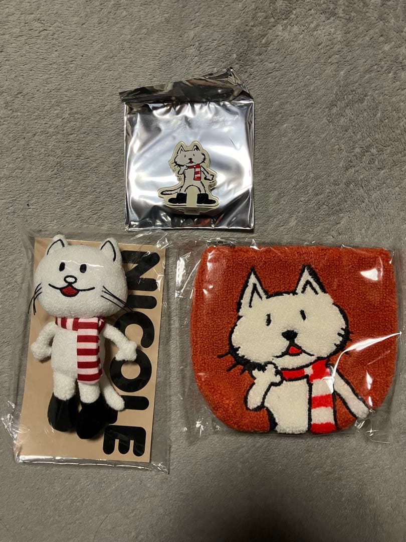 ニコル　ぬいぐるみ　BUMP OF CHICKEN ポーチ　アクリルクリップ