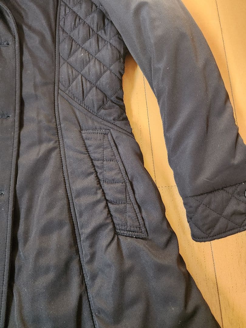 美品】伊太利屋 キルティング中綿 Xライン ロングコート - メルカリ