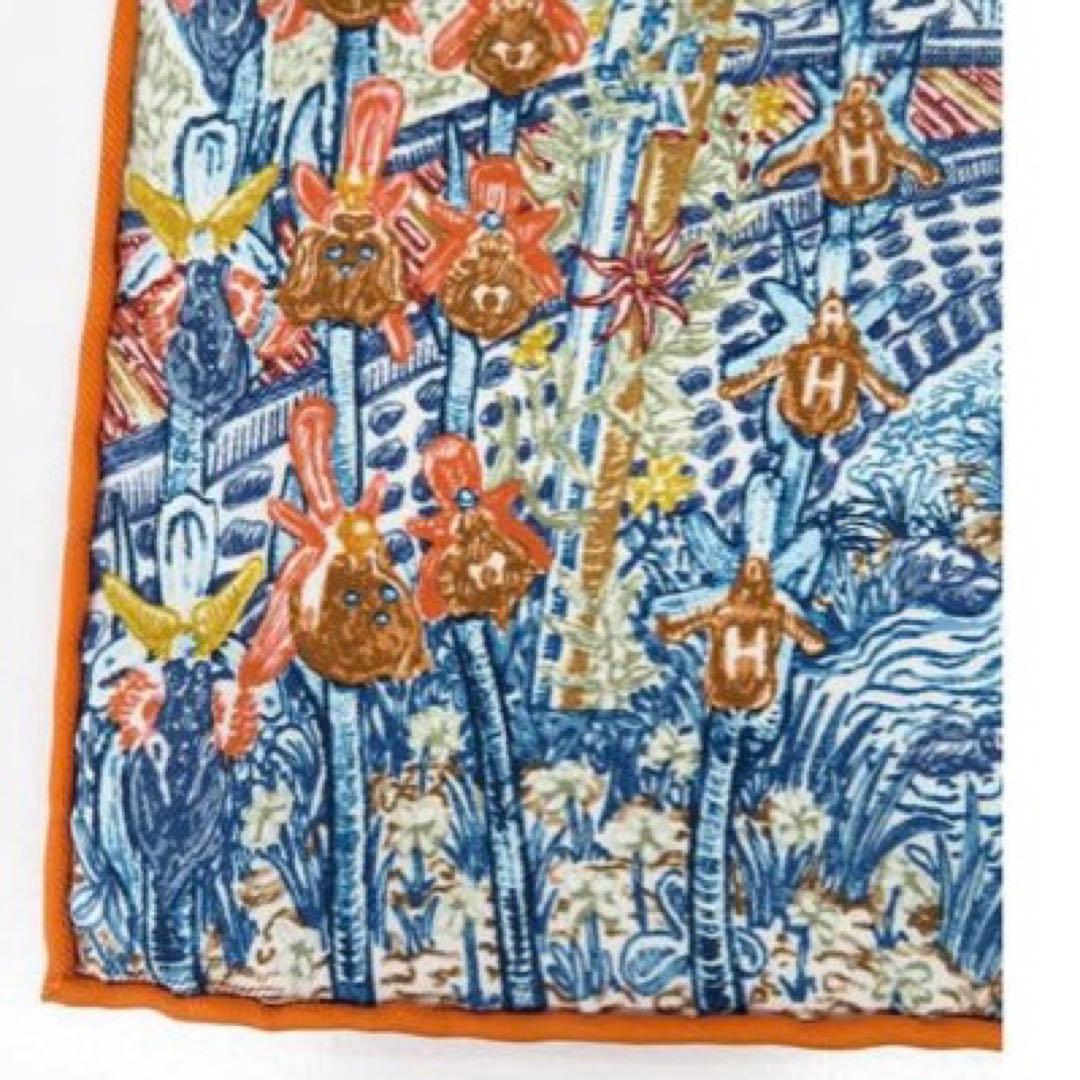 HERMES エルメス　カレ90 《エレフセリア》 EΛEYOEPIA スカーフ