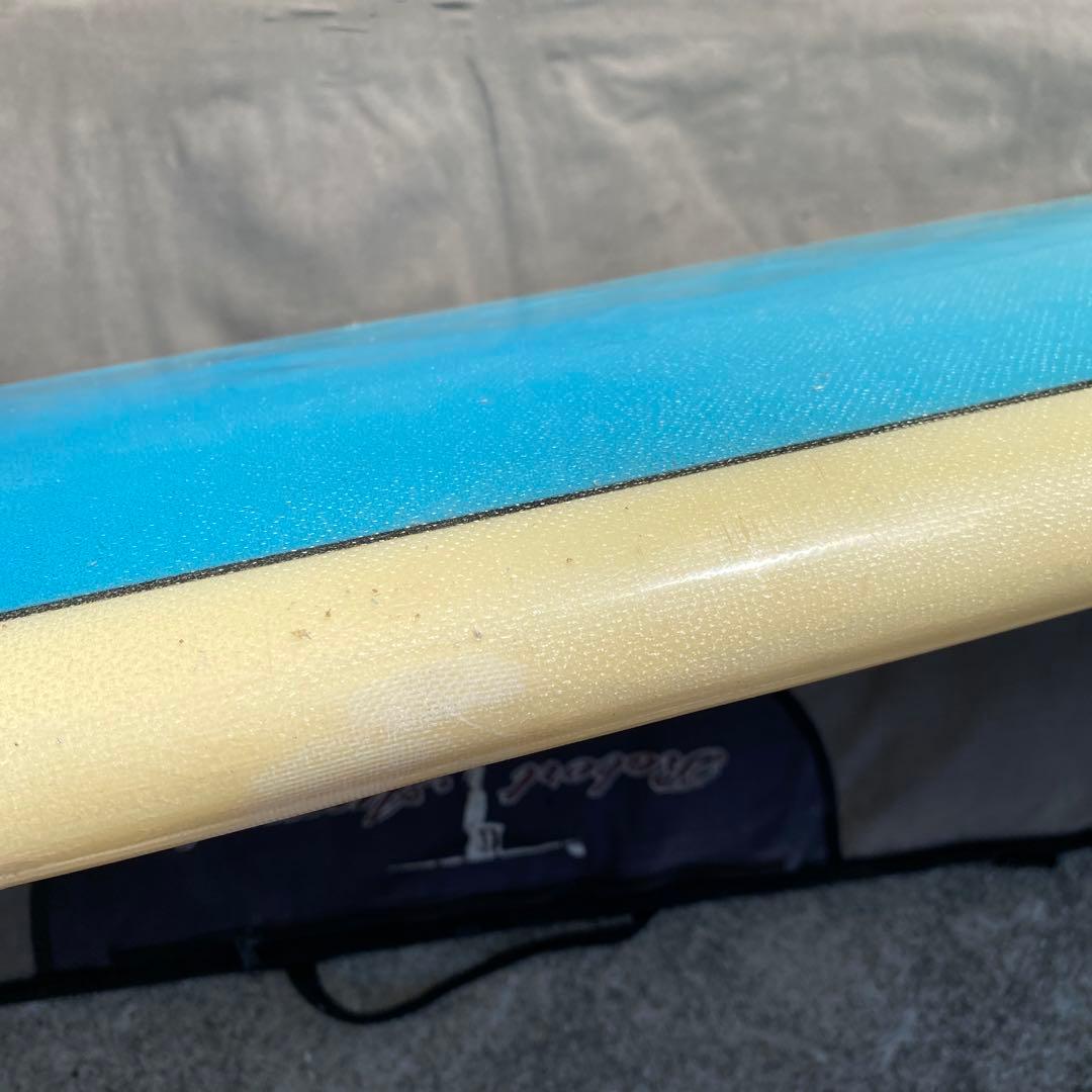 ロングボードRobertAugustマークマーティンソン9.6フィートリペア済