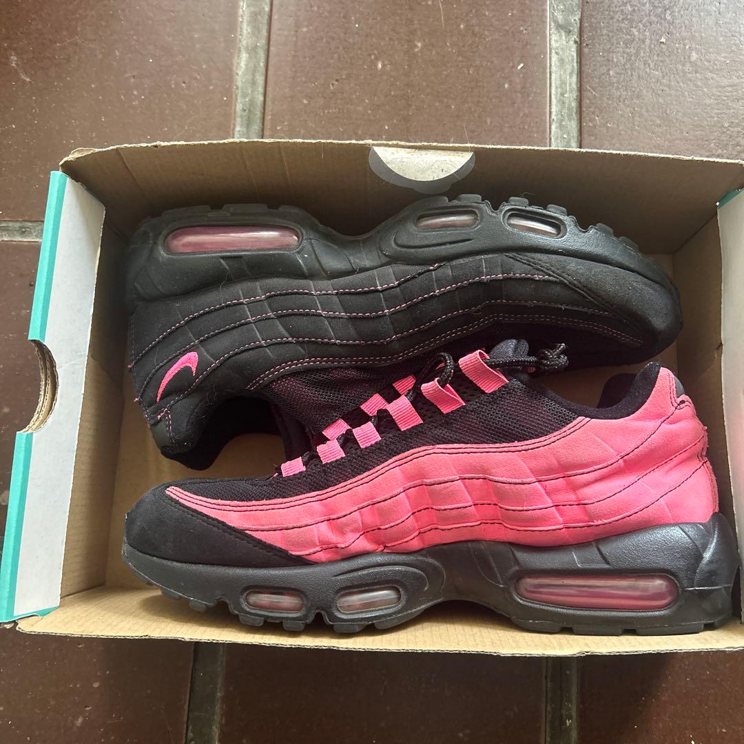 Nike Air Max 95 ブラック/ピンク27cmGrub NIKE AIR MAX 95 ナイキ エアマックス95 ブラック ピンク 27cm｜Yahoo