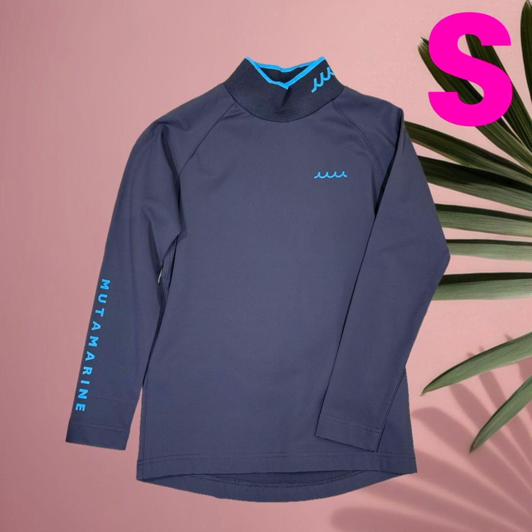 新品】ムータマリン ゴルフ 裏起毛 モックネック グレー Sサイズ