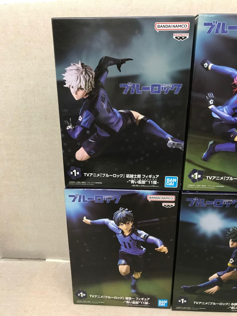 未開封品　TVアニメ『ブルーロック』 フィギュア6点セット