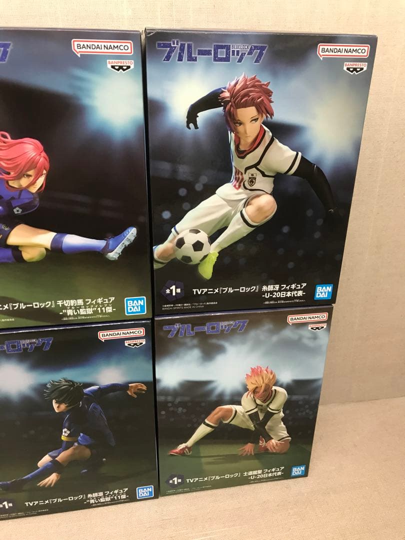 未開封品　TVアニメ『ブルーロック』 フィギュア6点セット