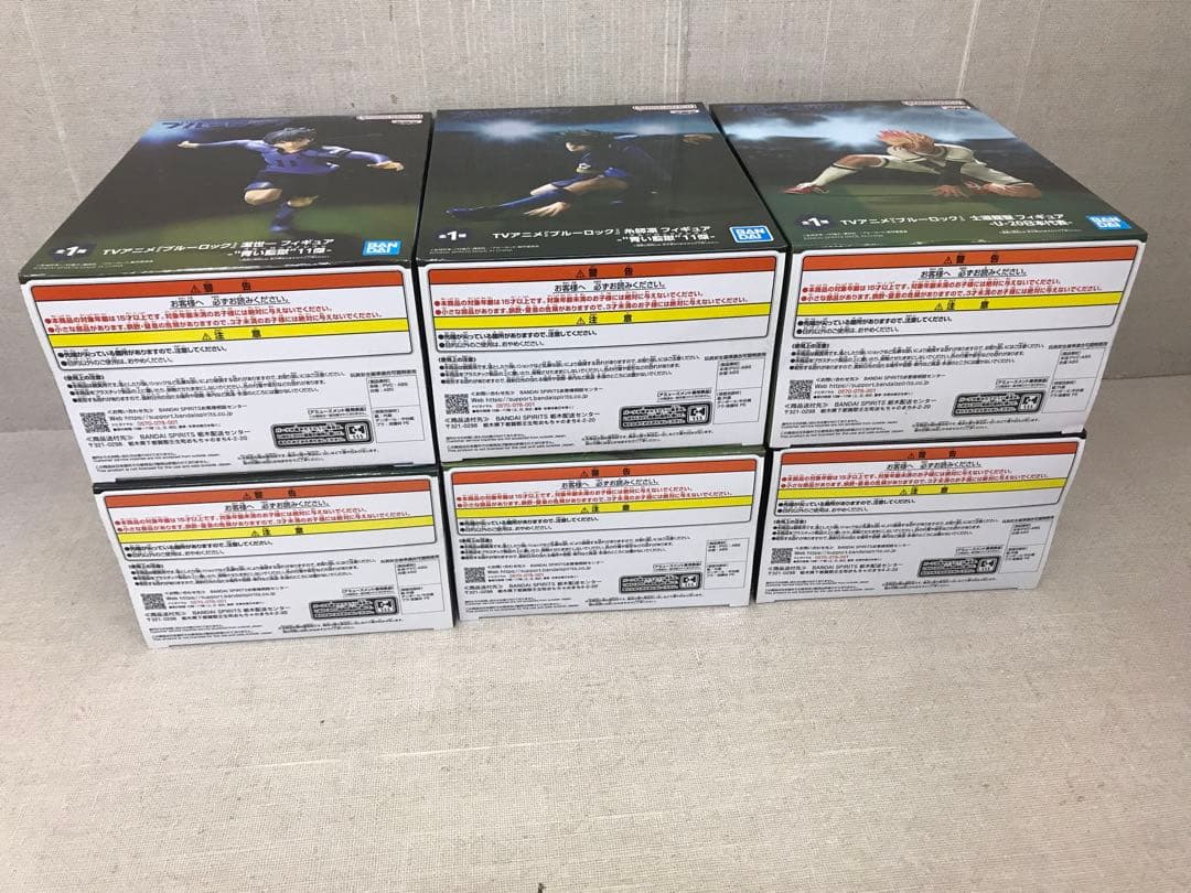 未開封品　TVアニメ『ブルーロック』 フィギュア6点セット