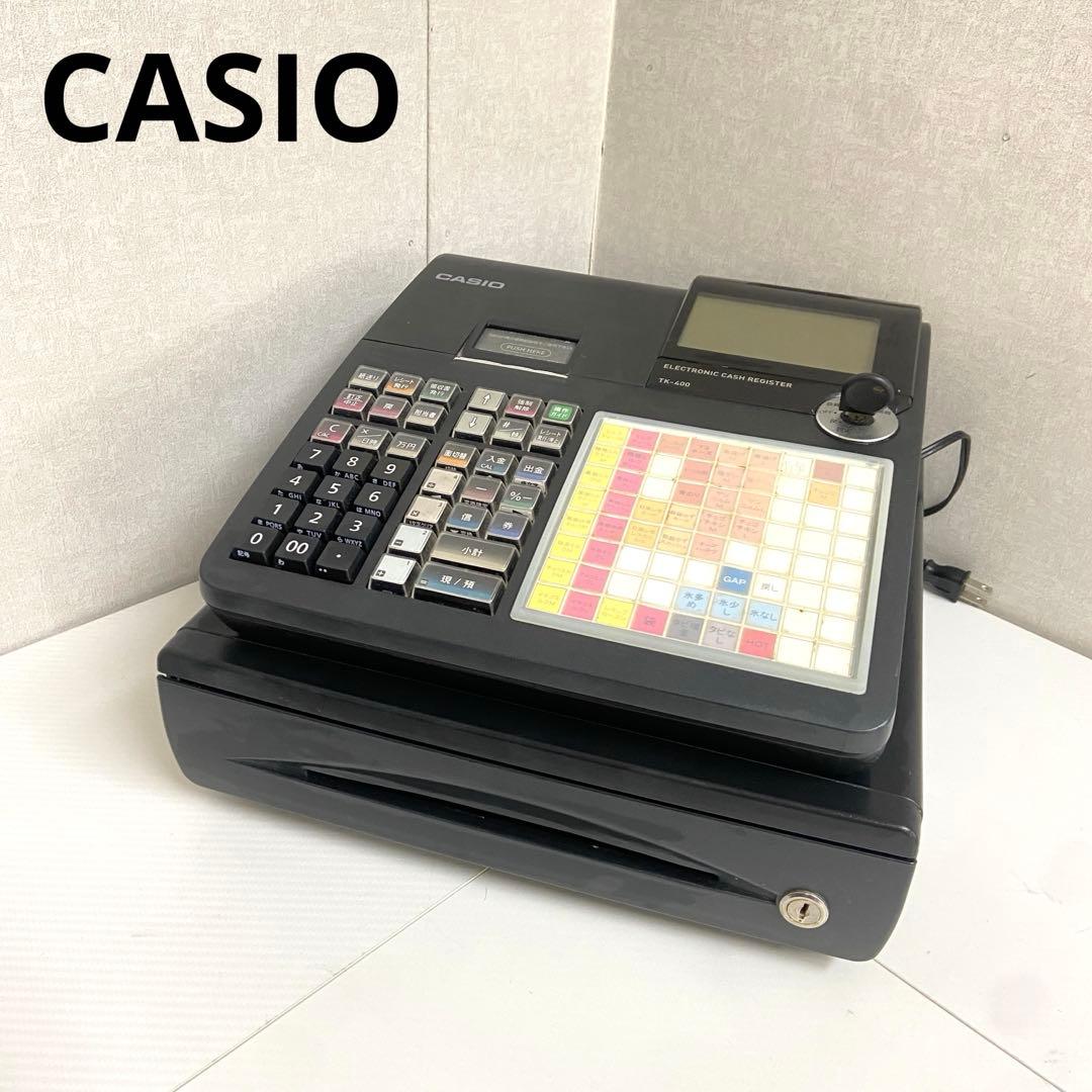 CASIO カシオ⭐️電子レジスターTK-400 【3554】 カシオ TK-400 軽減税率 対応