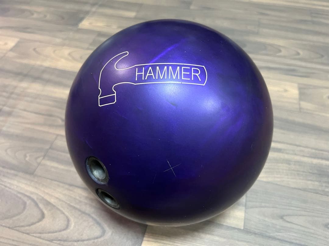 HAMMER ウレタン ボウリングボール 紫　15ポンド HAMMER ウレタン ボウリングボール 紫 15ポンド