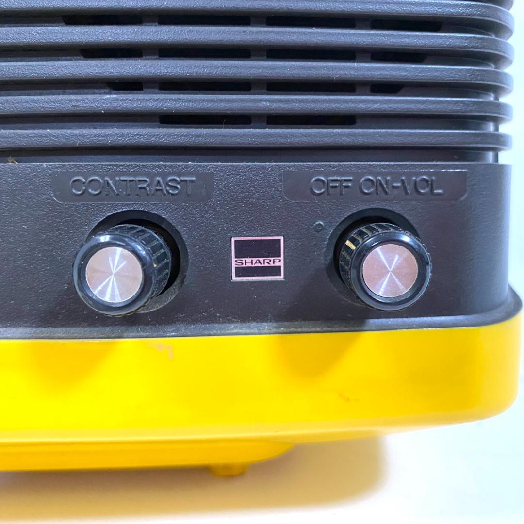 SHARP シャープ 白黒テレビジョン 12P-J9U 1978年製 昭和レトロ - メルカリ