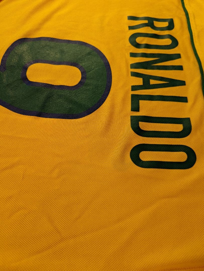 英国製 ビンテージ 1998W杯 ブラジル代表 選手着用モデル ロナルド