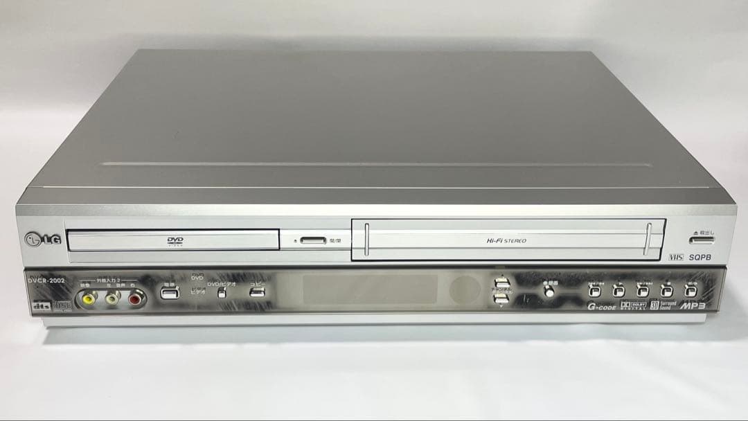 LG DVCR-2002 DVDプレーヤー一体型VHSビデオデッキ メンテ済み - メルカリ