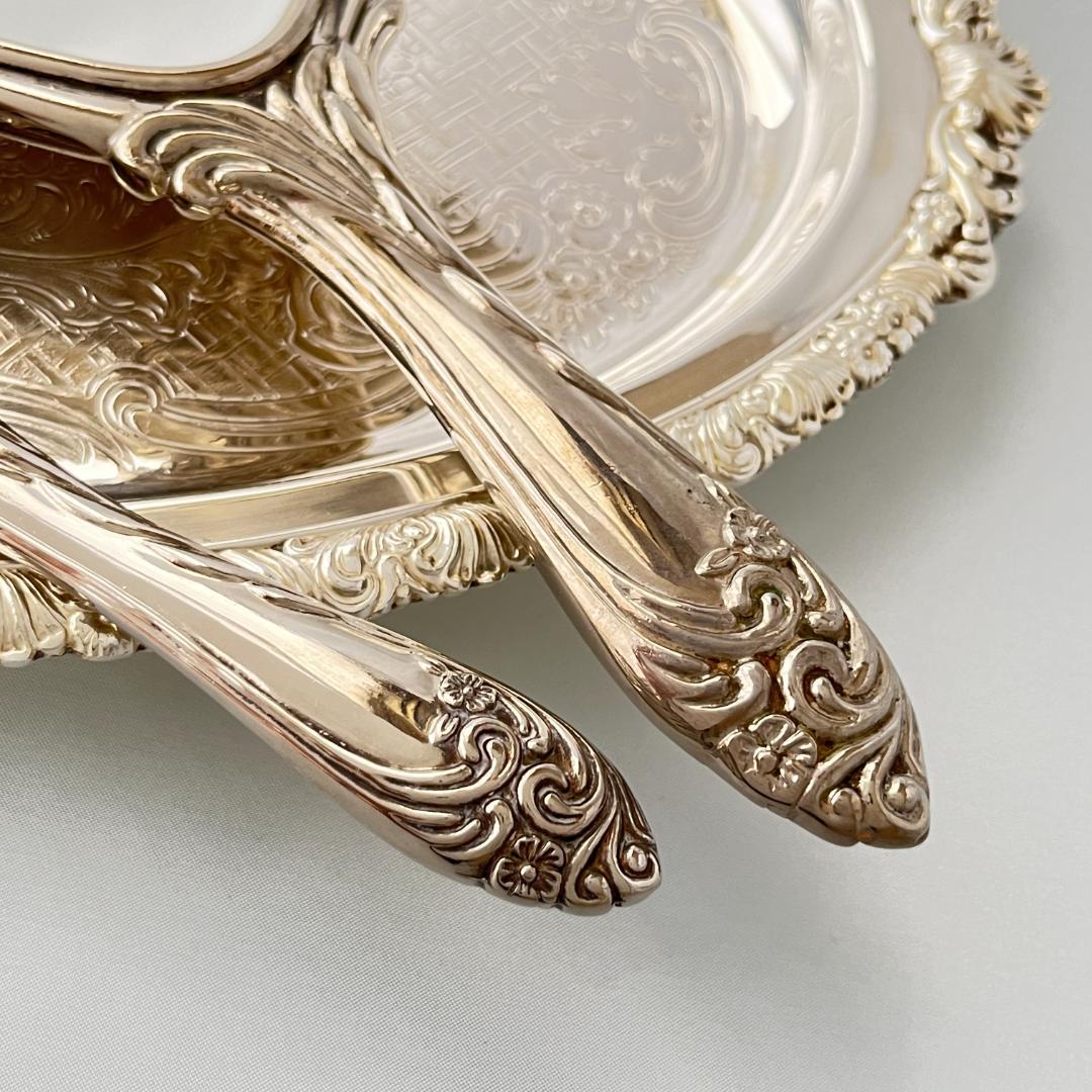 アールヌーボー】ミラー/ ブラシ【シルバープレート】の通販はau PAY