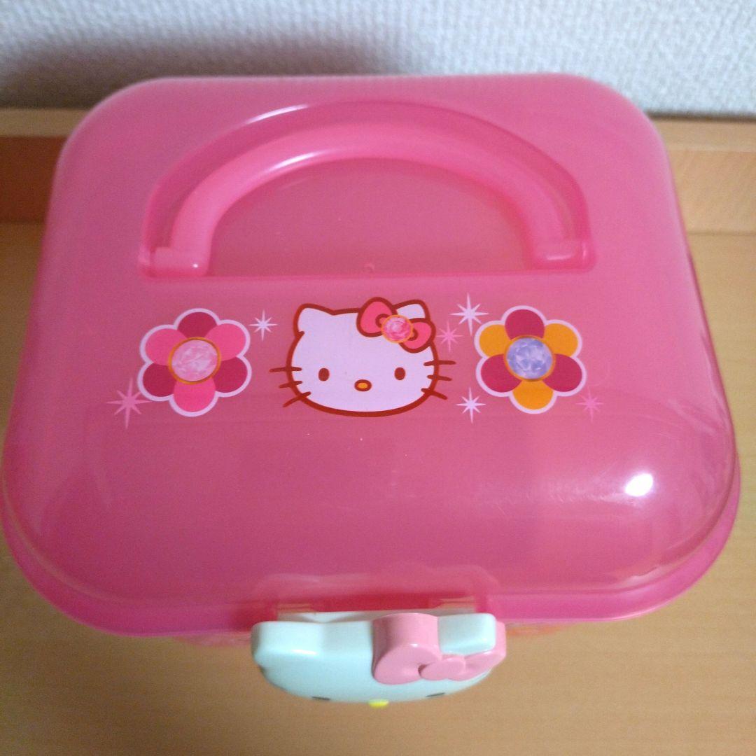 ハローキティ 収納ケース プラスティックケース 小物入れ レア - メルカリ