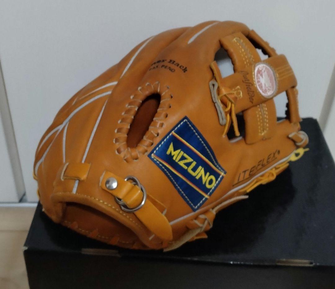 当時物　ミズノ　ワールドウィン 赤カップ　硬式グラブ　グローブ　 高田繁モデル 当時物 ミズノ ワールドウィン 赤カップ 硬式グラブ グローブ 高田繁