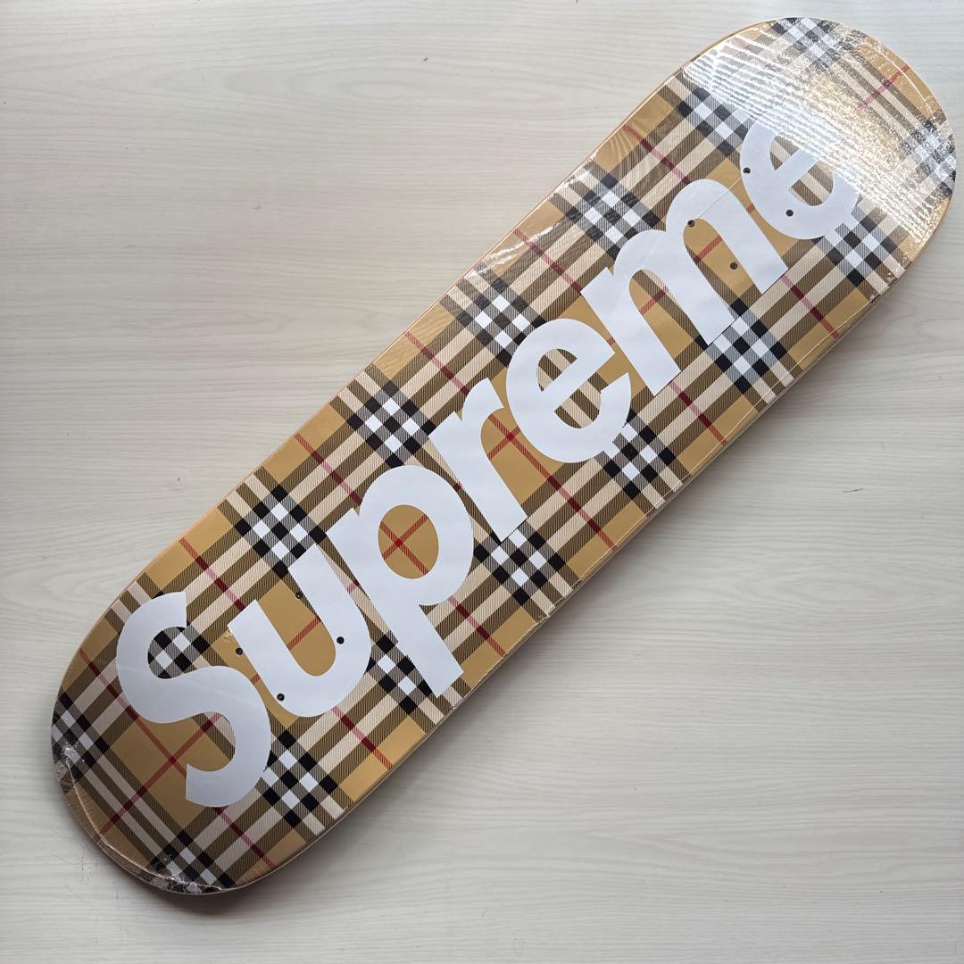 Supreme バーバリー コラボ スケートボード Supreme Burberry Skateboard Deck バーバリー スケートボード