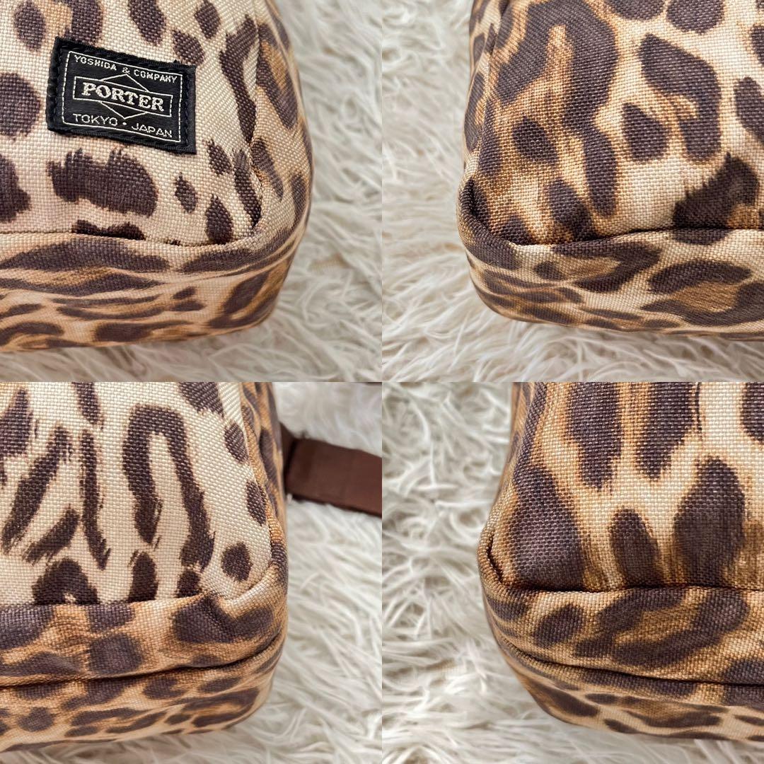 希少廃盤】ヘッドポーター レオパード ヒョウ柄 ショルダーバッグ ユニ