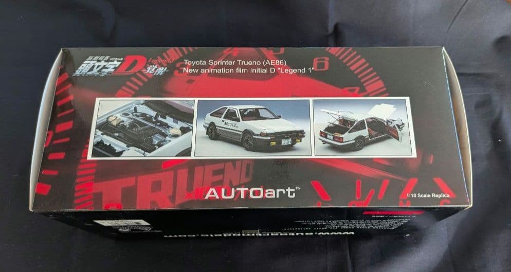 AUTOart 1/18 トヨタ スプリンター トレノ (AE86) 新劇場版