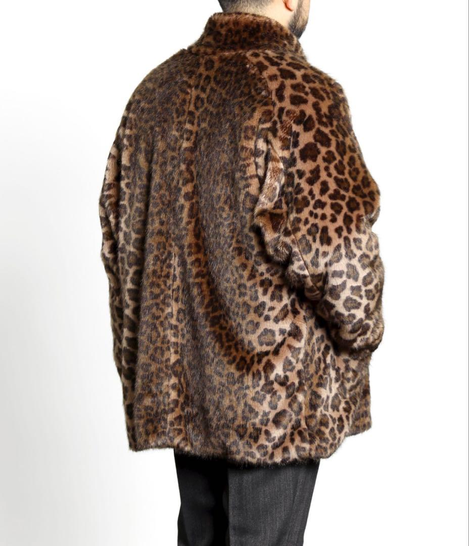 今だけ！21AW S.C.Car Coat-Faux Furレオパード