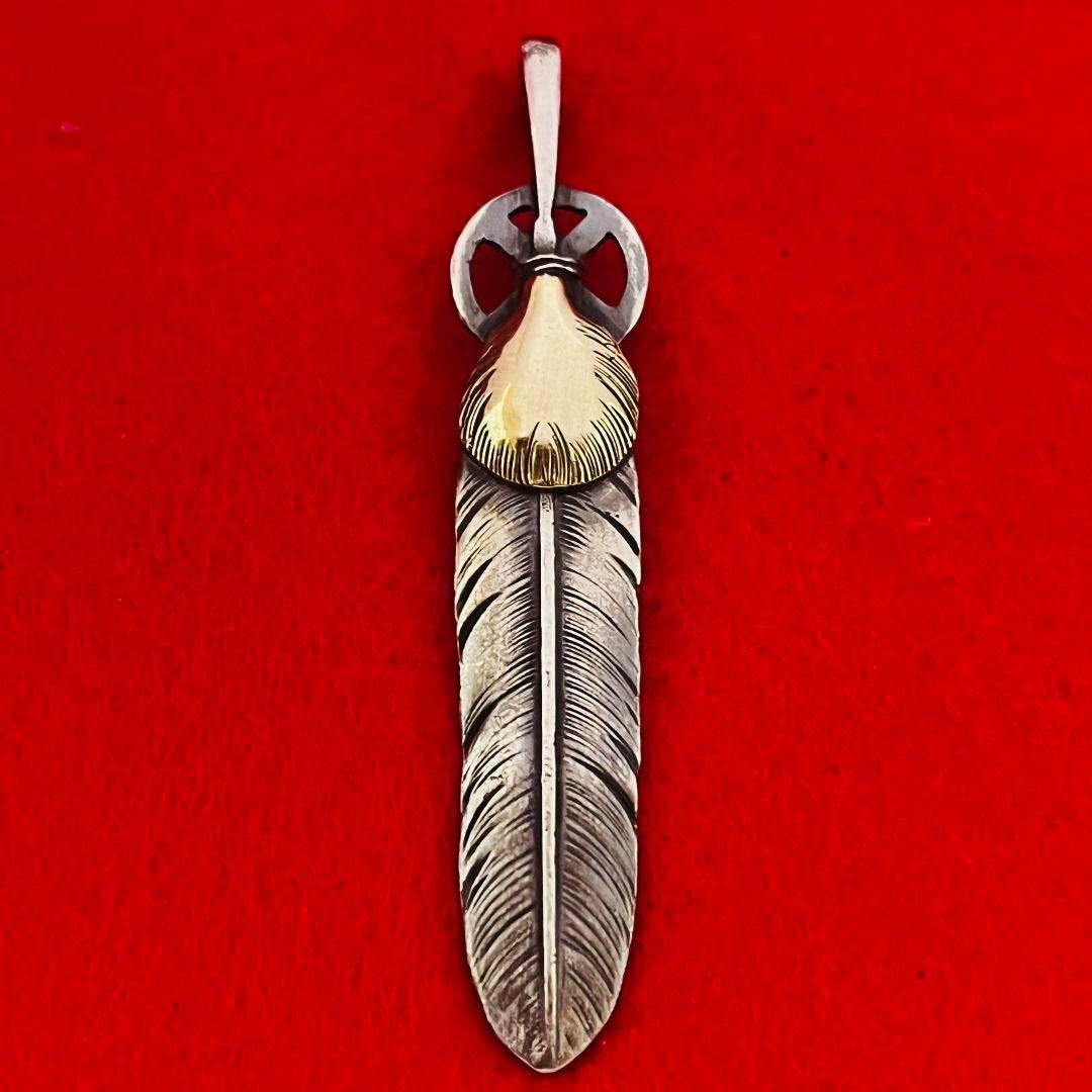 ゴローズ 金ハートホイールフェザー大 コンビフェザーL - メルカリ