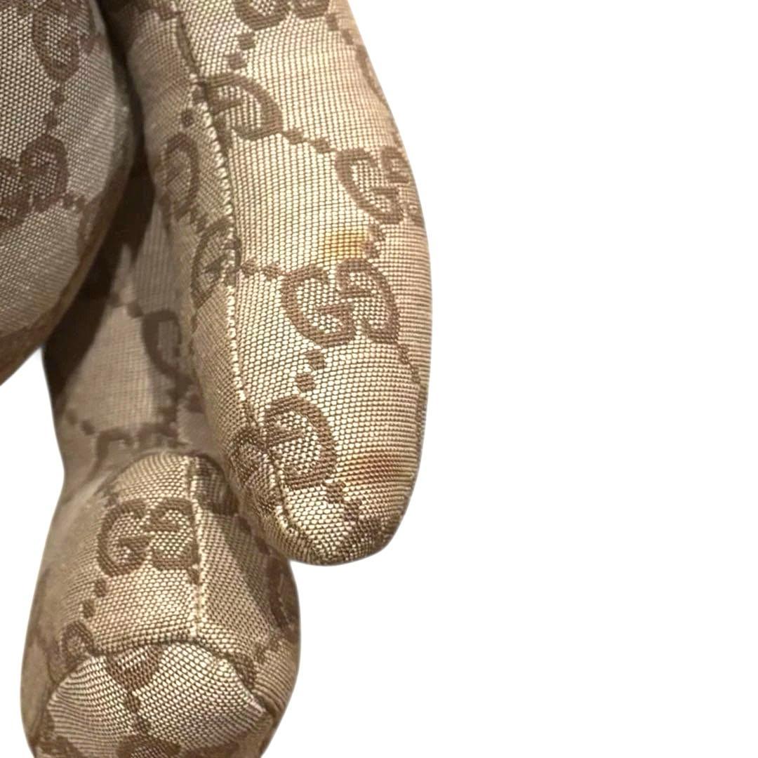 【良品】GUCCI GGパターン ぬいぐるみ