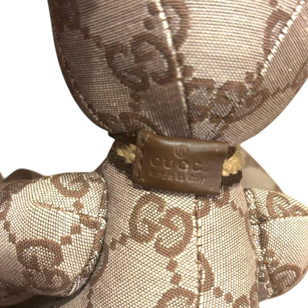 【良品】GUCCI GGパターン ぬいぐるみ