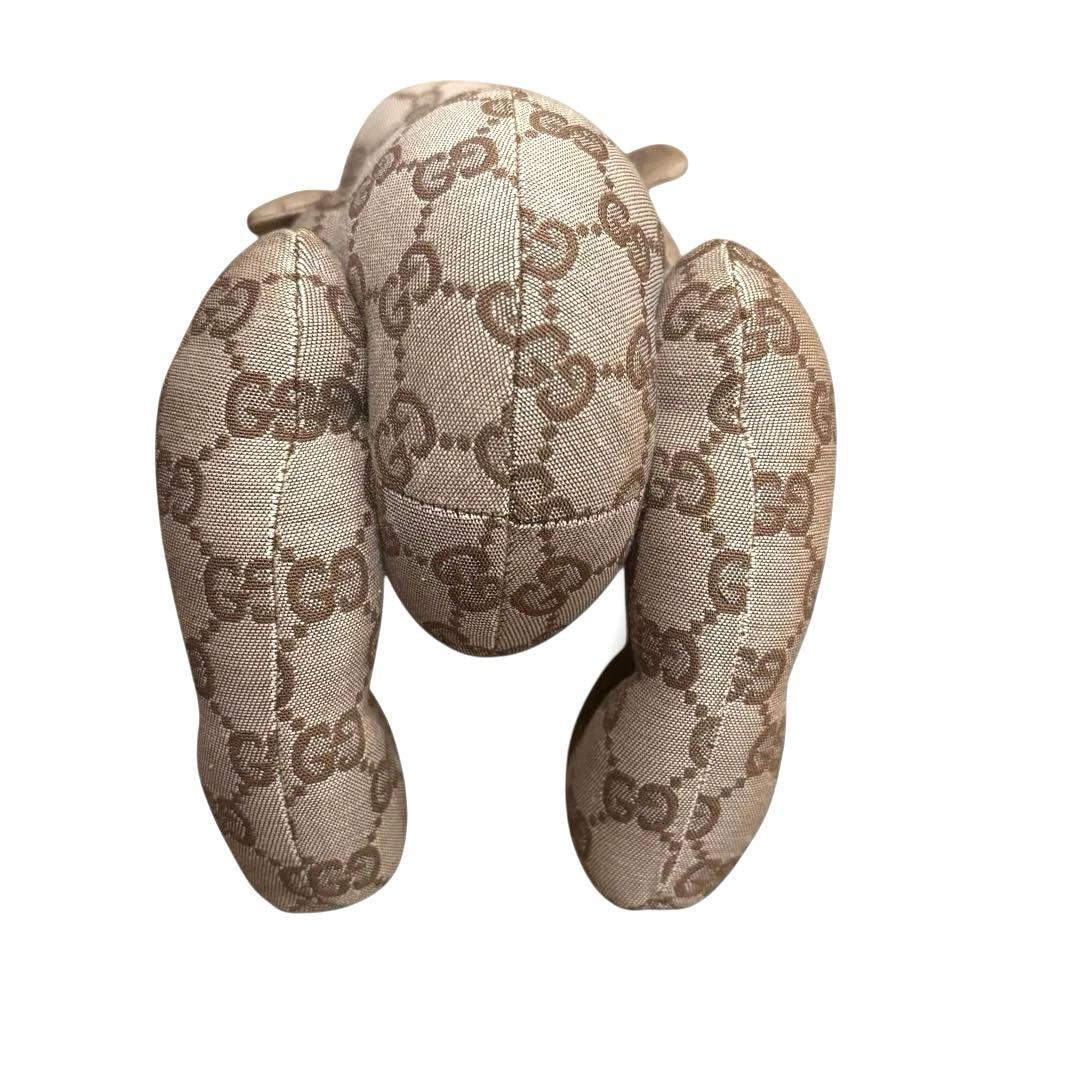 【良品】GUCCI GGパターン ぬいぐるみ