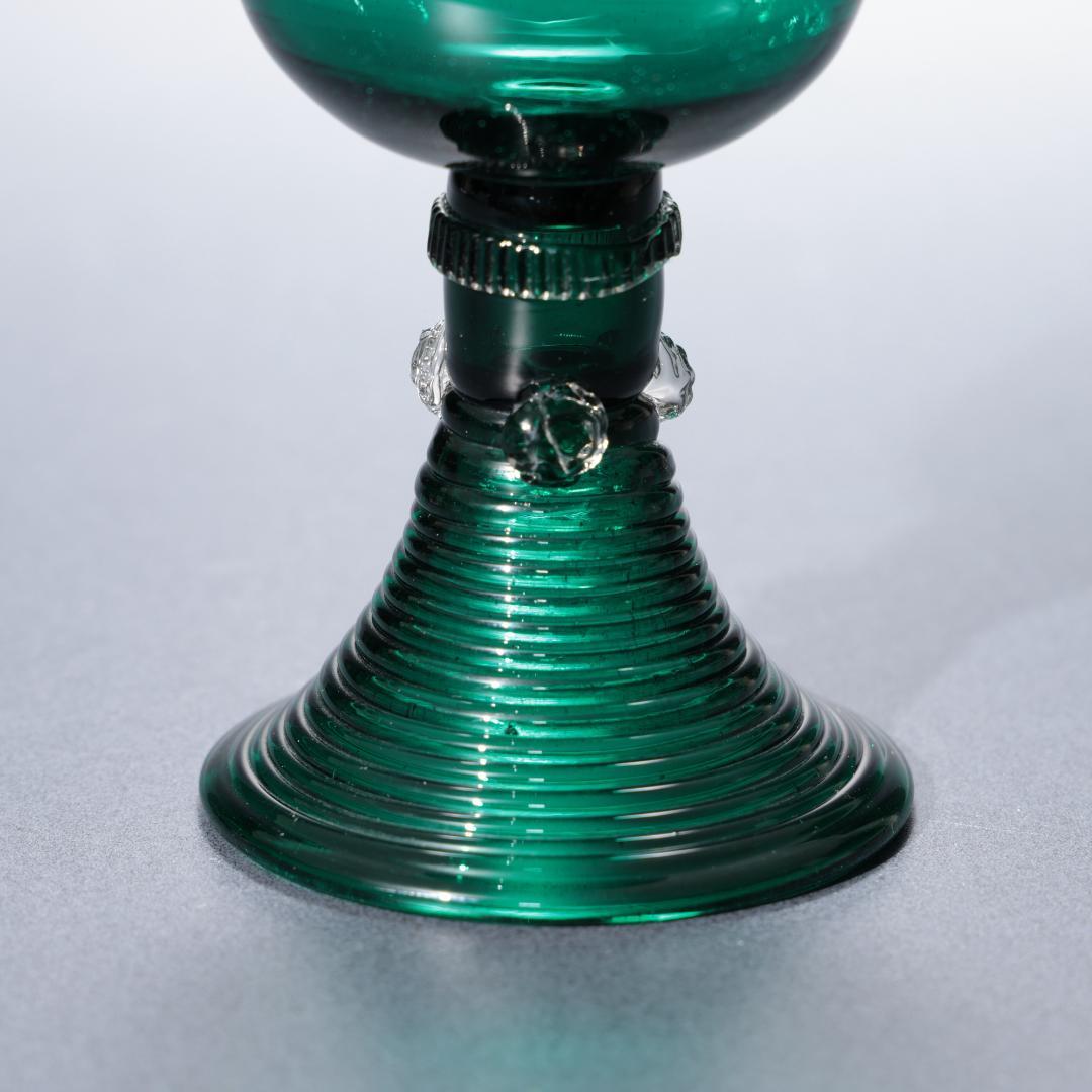 アンティークグラス レーマーグラス グリーン白縁 R1342ダI - メルカリ