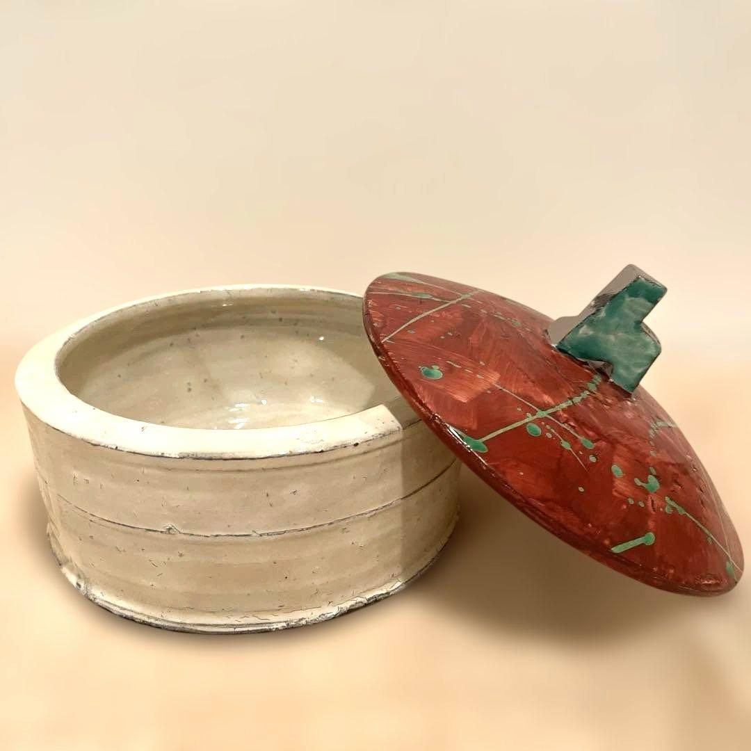 笠間焼 陶芸作家 馬場浩二作 粉引 蓋物 未使用 - メルカリ