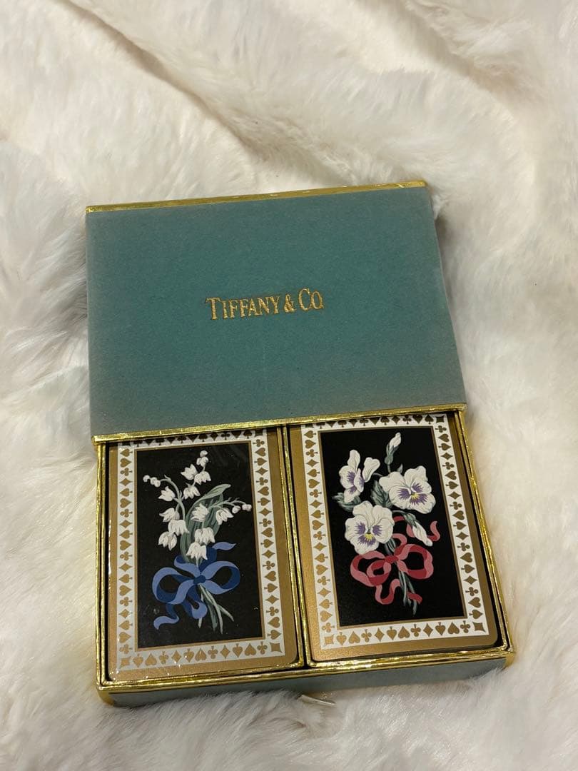 Tiffany & Co Playing Cards flower 2セット - メルカリ