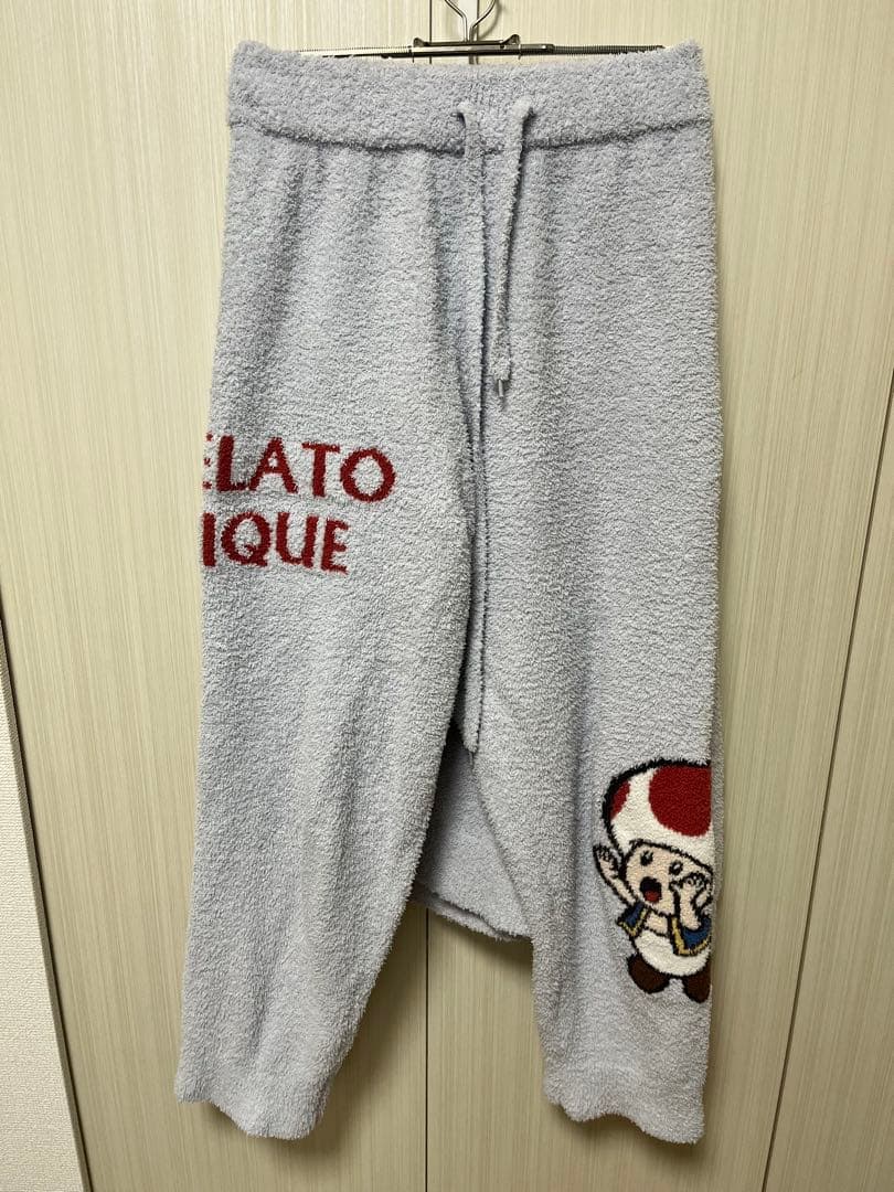 ジェラートピケ マリオ ジャガードプルオーバー＆ロングパンツセット