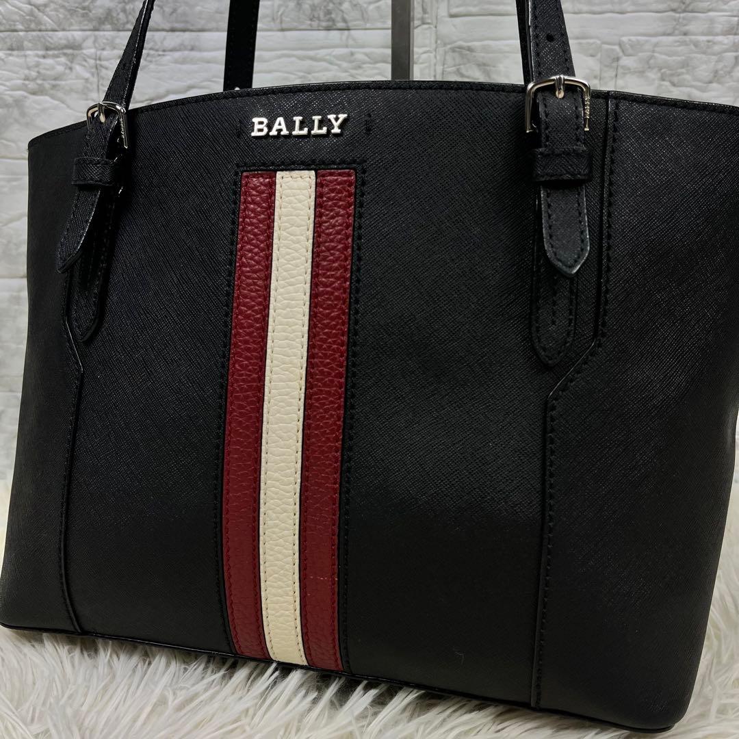 【極美品/現行近】BALLY トートバッグ ビジネス トレスポ レザー ブラック 送料無料 超美品 バリー BALLY トートバッグ ビジネストート ビジネス