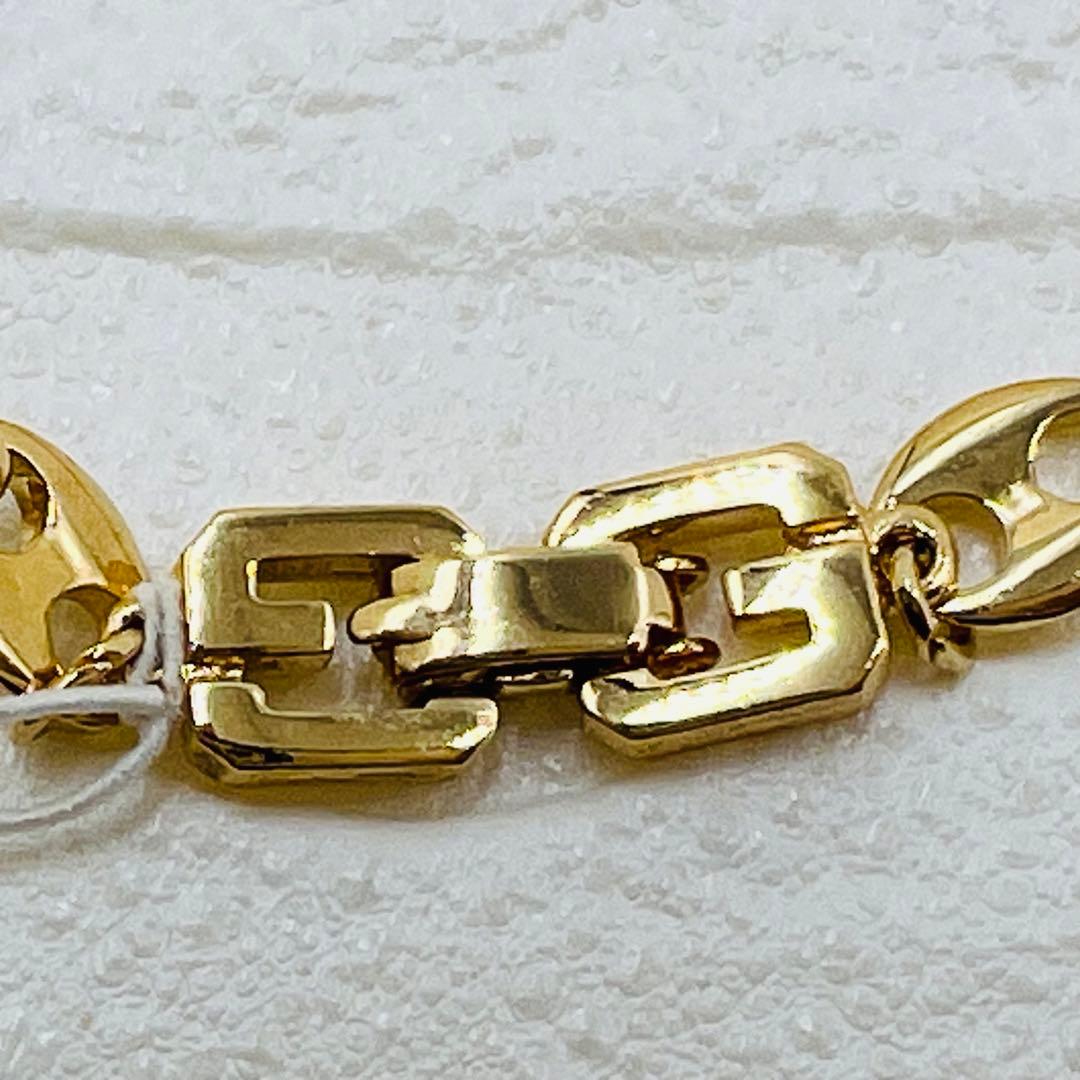 GIVENCHY ジバンシー ヴィンテージ Gロゴ ブレスレット ゴールドメッキ