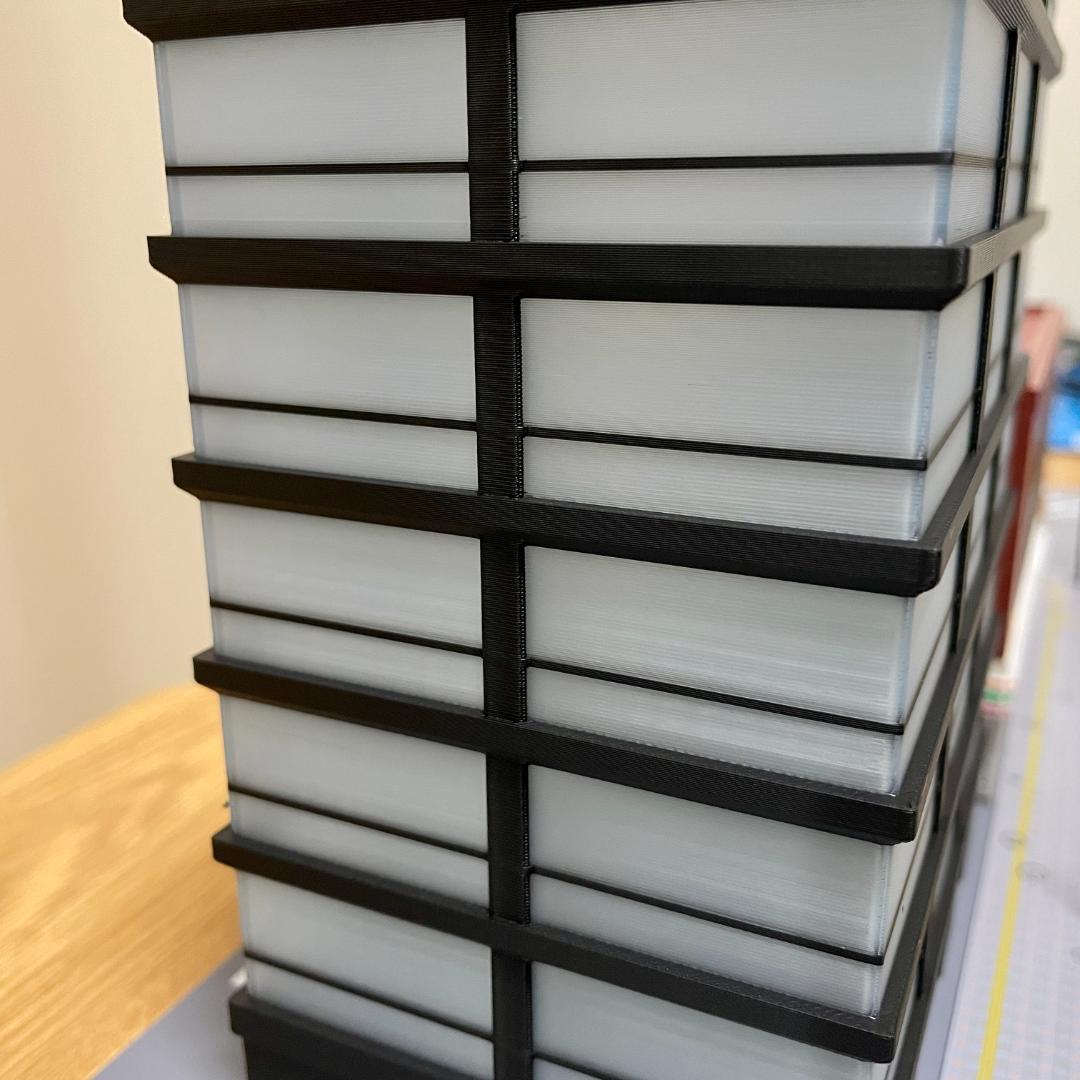 Nゲージ オフィスビルB ストラクチャー（完成品）模型 - メルカリ