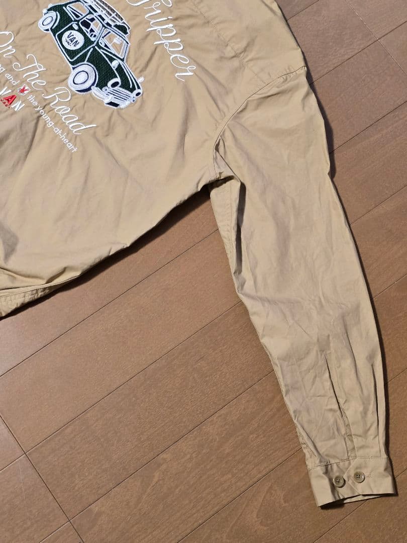 VAN JACスイングトップ. ミニクーパー刺繍.サイズM.ベージュ - メルカリ