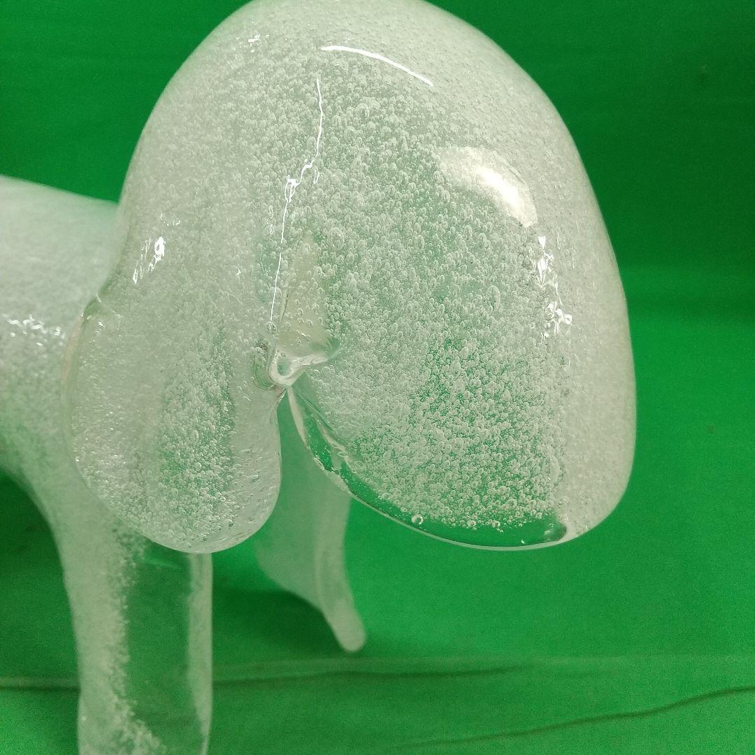 B-2[ジャンク] 岩田工芸ガラス 卓上ランプ 照明 ガラス 犬 イヌ - メルカリ