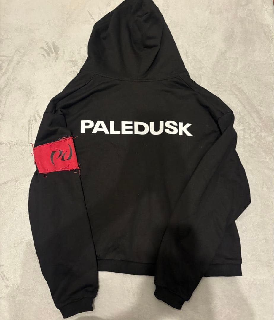 Paleduskパッチワークフーディ ジップパーカー